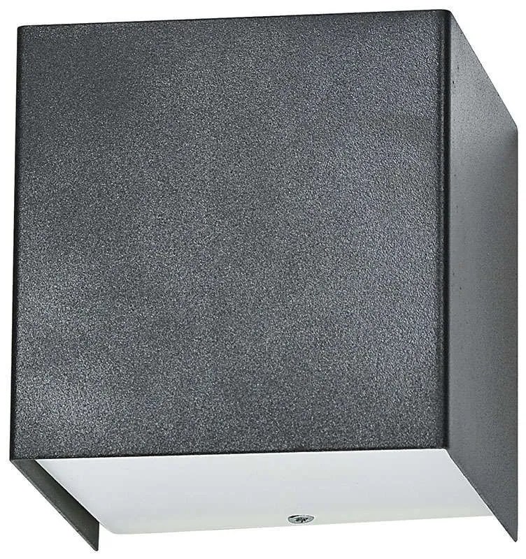 Φωτιστικό Τοίχου - Απλίκα Cube 5272 Graphite Nowodvorski Metal, Glass