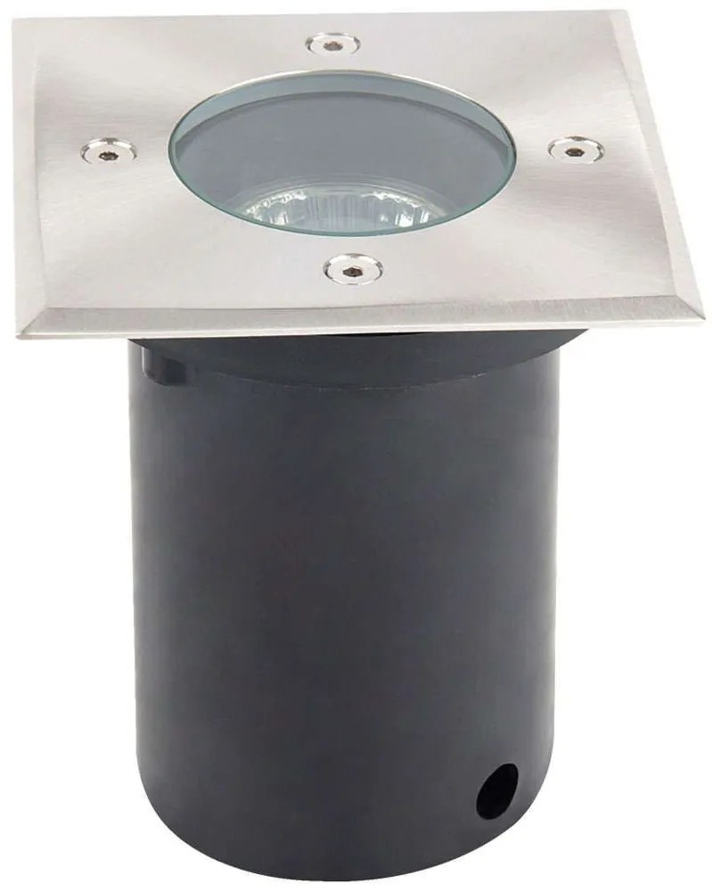 Σποτ Χωνευτό VK/01097/MC 10,8x10,8x12,2cm 1xGU10 28W IP67 Nickel VKLed Square