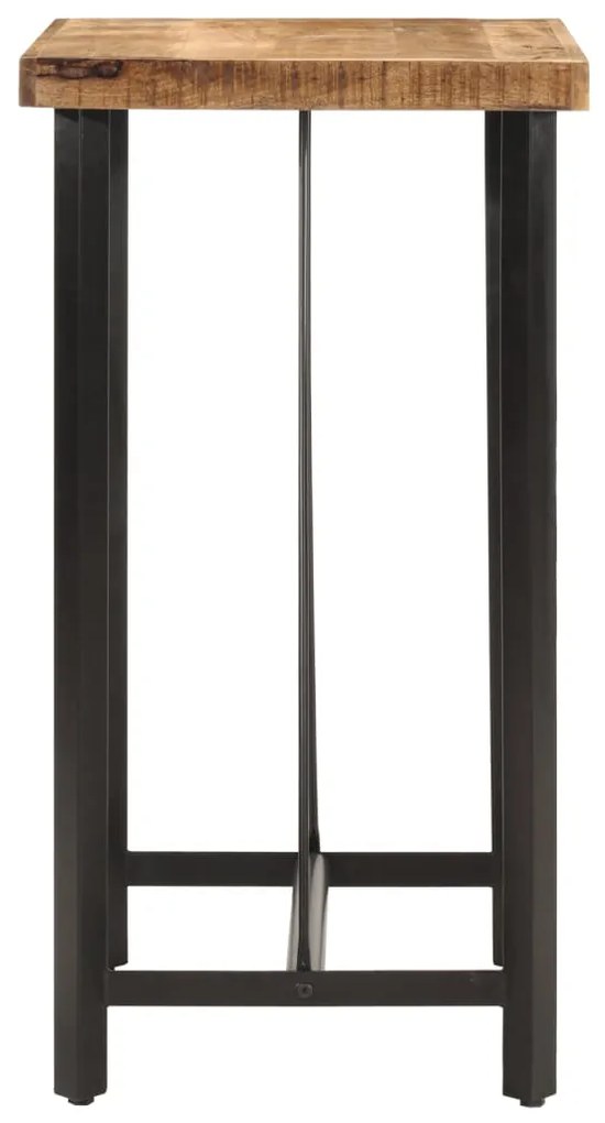 vidaXL Τραπέζι Μπαρ 55x55x107 εκ. από Μασίφ Ξύλο Μάνγκο &amp; Σίδηρο