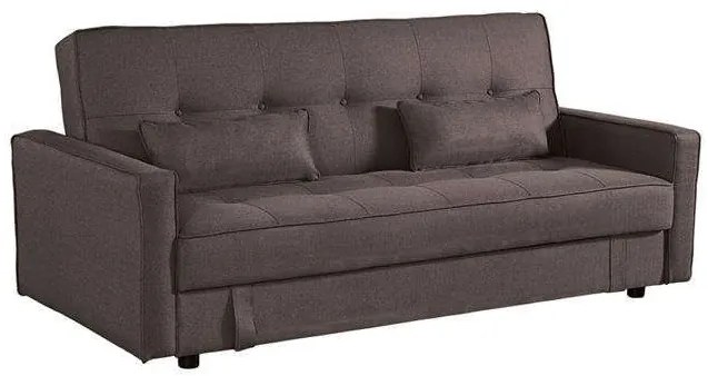 Καναπές - Κρεβάτι Με Αποθηκευτικό Χώρο Open Ε9687,2 Brown Ξύλο,Ύφασμα