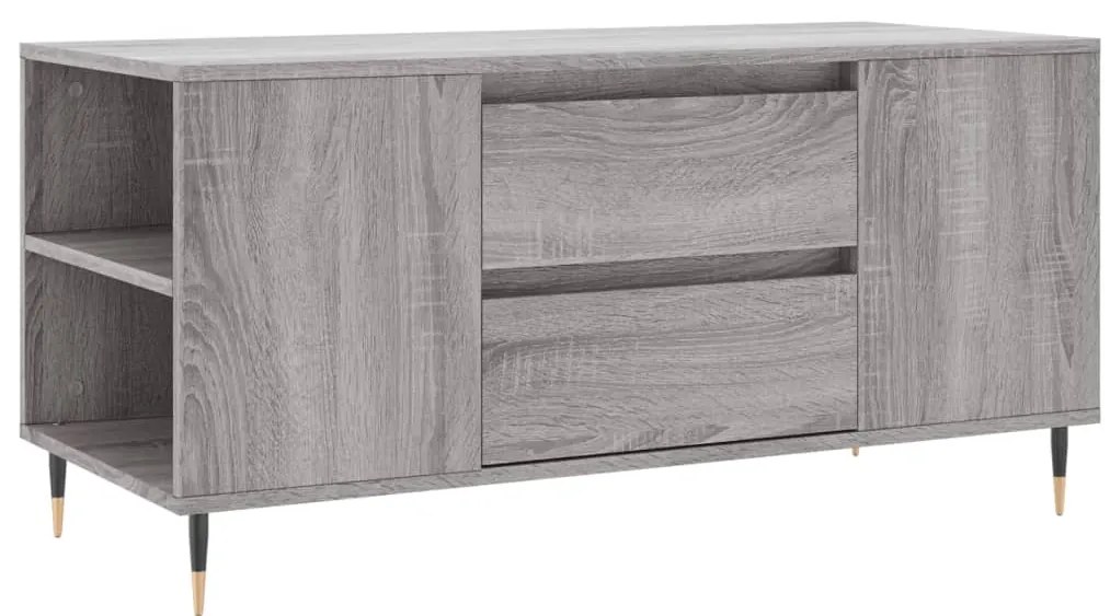 vidaXL Τραπεζάκι Σαλονιού Γκρι Sonoma 102x44,5x50 εκ.