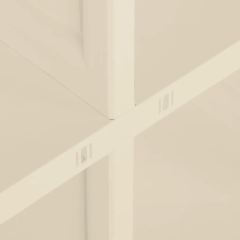 vidaXL Πλαστικό Ντουλάπι Angora Λευκό 79 x 43 x 85,5εκ με Σχέδιο Ξύλου