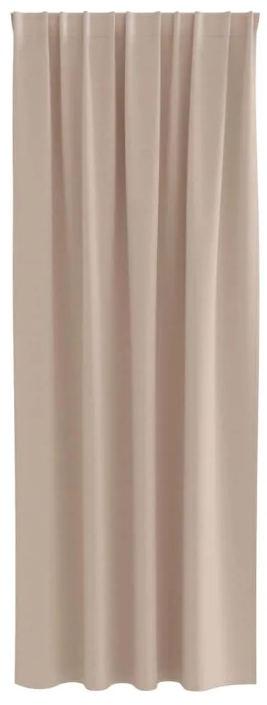 vidaXL Κουρτίνες με κουρτίνες 2 pcs Taupe 225x140εκ. Πολυεστέρας