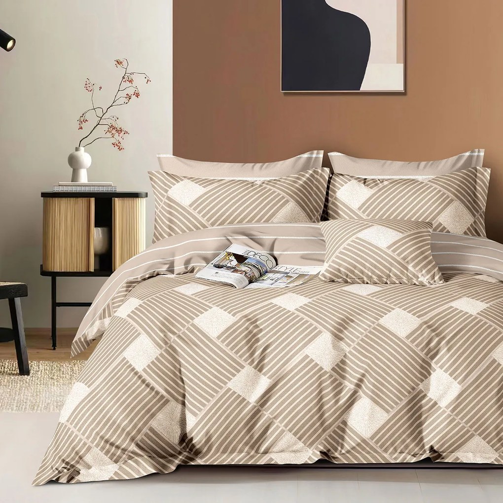 Παπλωματοθήκη Υπέρδιπλη (Σετ 220x240) 2 Όψεων Melinen Prime Line Mabel