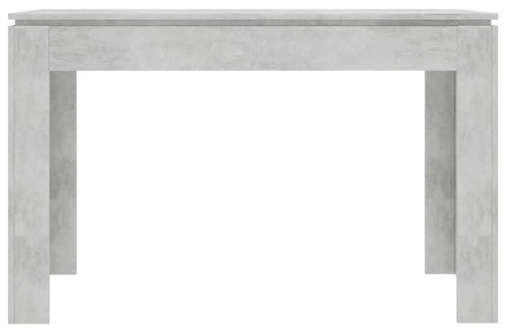 Τραπεζαρία Γκρι του Σκυροδέματος 120x60x76 εκ. από Μοριοσανίδα - Γκρι