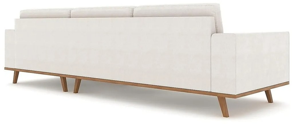 Γωνιακός Καναπές Seattle K105, Beige, 280x160x85cm, Πόδια: Ξύλο, Ξύλο: Πεύκο | Epipla1.gr