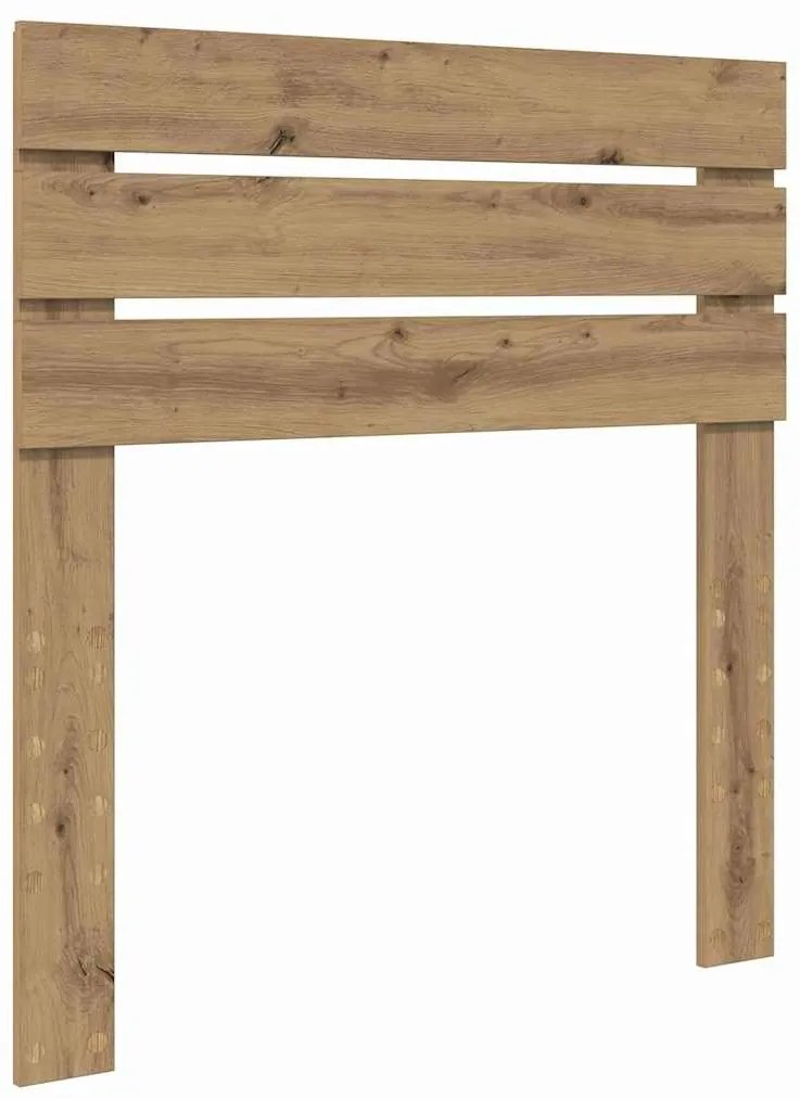 vidaXL Κεφαλάρι με κεφαλάρι Artisan Oak 100 cm Επεξεργασμένο ξύλο