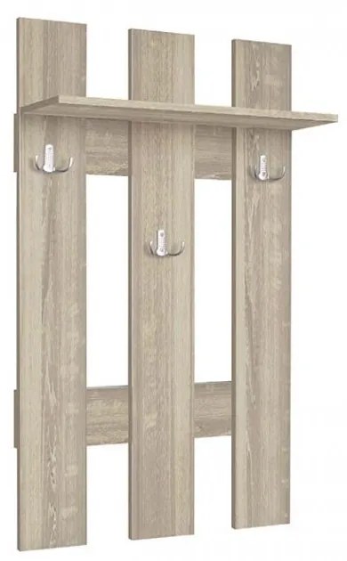 Κρεμάστρα Εισόδου Hanger 30 Σόνομα, 54x21x120 εκ., Μελαμίνη, Genomax Genom1219920401