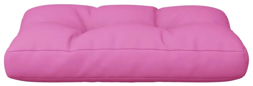 vidaXL Μαξιλάρι Παλέτας Ροζ 50 x 40 x 12 εκ. Υφασμάτινο