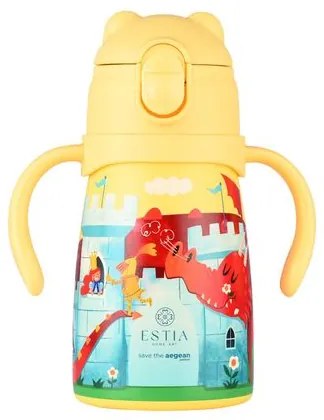 Estia Θερμός Παιδικό Bubble Bottle Save The Aegean 300ml Fortress Dragon 01-33217
