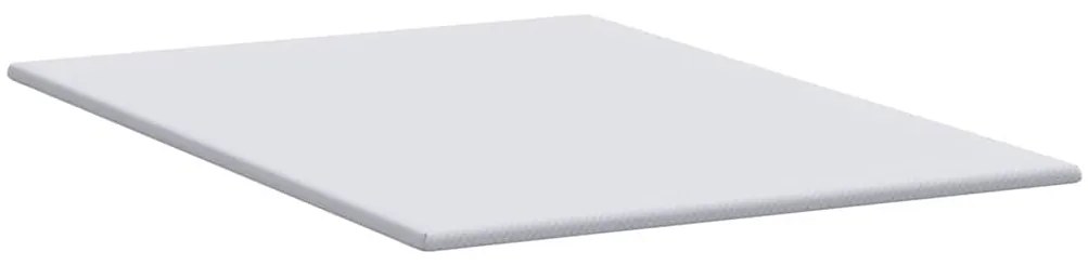 vidaXL Στρώμα επικάλυψης Λευκό 140 x 190 cm Υφασμα Jacquard