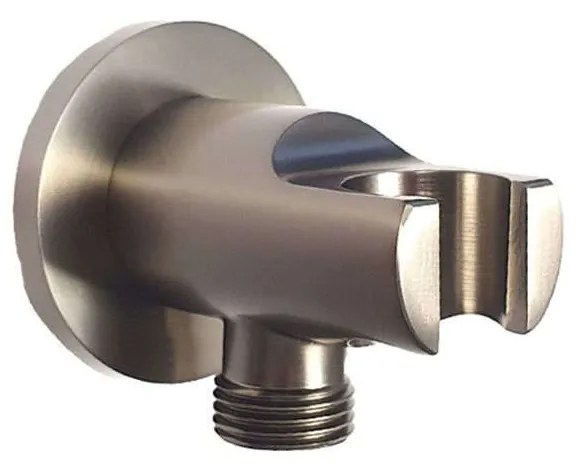 Παροχή Σπιράλ Ντους AC05003GM Με Βάση Στήριξης Gan Metal Karag Brass