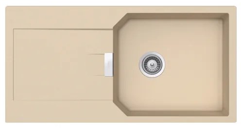 Schock Cristalite Manhattan Vanilla Ένθετος Νεροχύτης 100x51cm