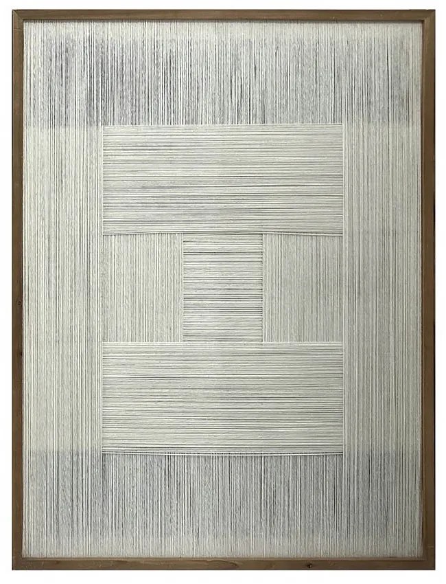 Πίνακας Με Κορνίζα (60x80) Espiel Μπεζ/Γκρι NIM110