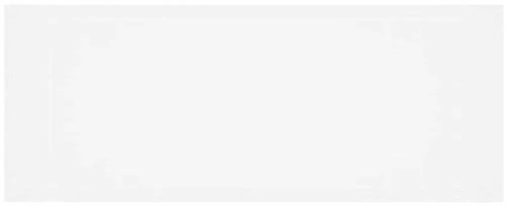 vidaXL Σέτ φαγητού για κήπο 11 pcs Λευκό Rattan Polt