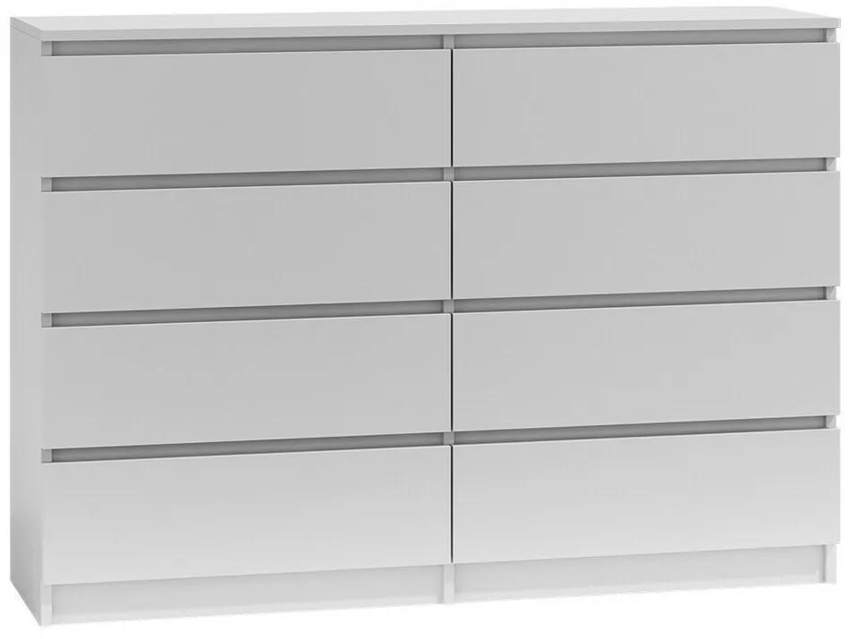 Σιφονιέρα Comfivo 162, Άσπρο, Με συρτάρια, Αριθμός συρταριών: 8, 100x138x40cm, 53 kg | Epipla1.gr