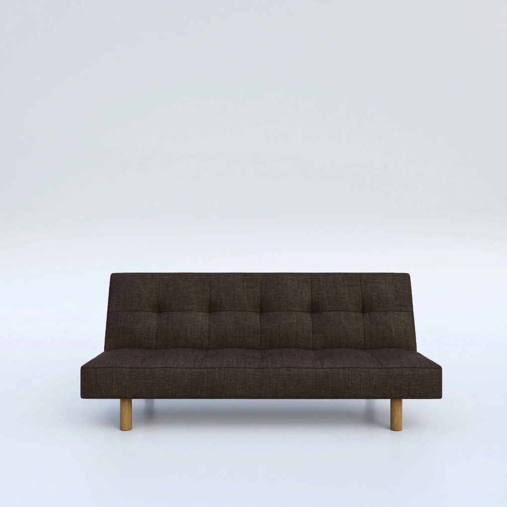 Καναπές Κρεβάτι Hermes Τριθέσιος Καφέ 180x95x82cm - GR-HERMES-2