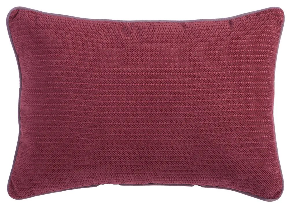 Βελουτέ Διακοσμητικό Μαξιλάρι (35x50) Nef-Nef Homeware Santana Μπορντώ