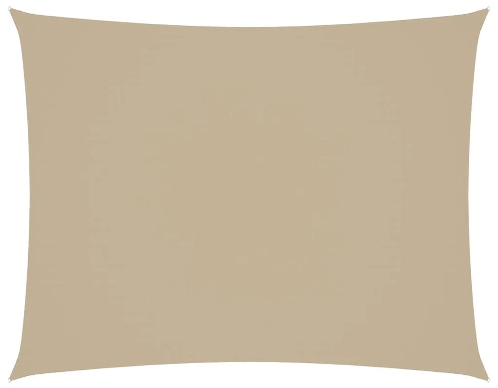vidaXL Πανί Σκίασης Ορθογώνιο Μπεζ 2,5 x 3,5 μ. από Ύφασμα Oxford