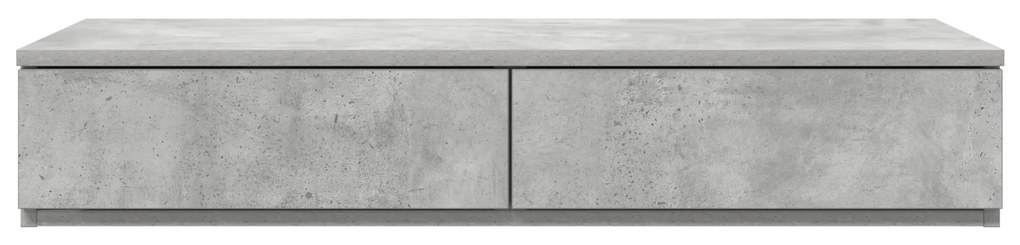 vidaXL Συρτάρια Κρεβατιού Γκρι Τσιμεντένιο 75x36,5x16,5 εκ. Κατασκευασμένο από Ξύλο