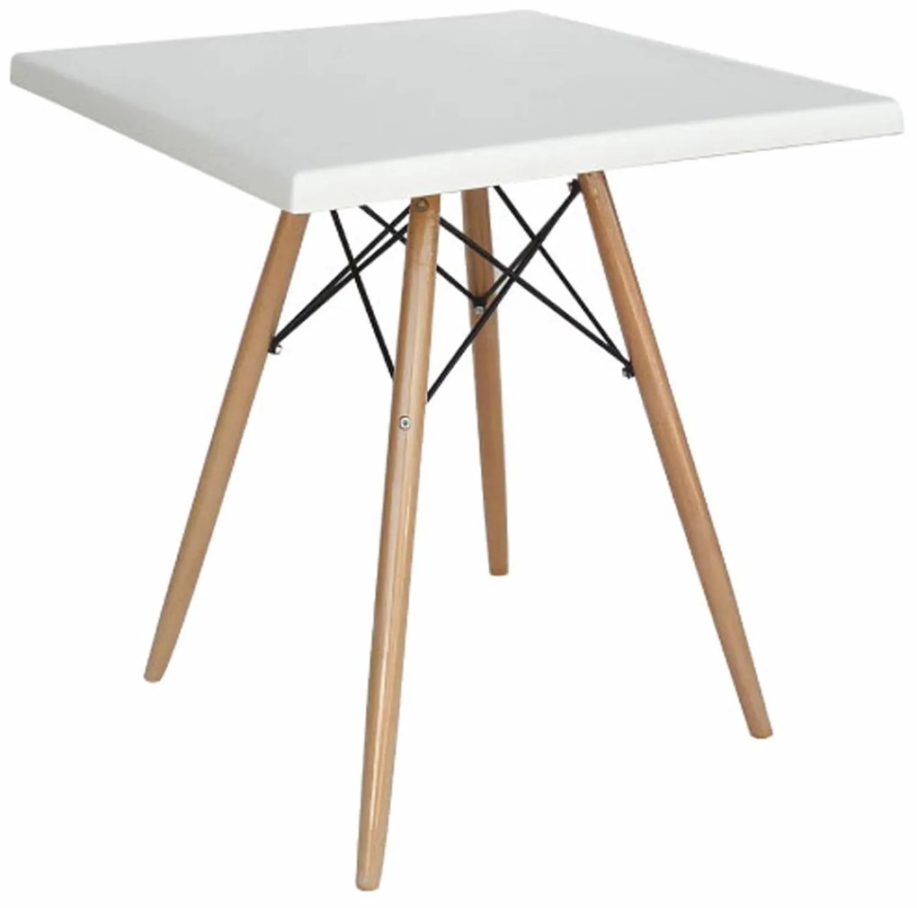 Τραπέζι Randy Werzalit White 08-0014 70X70cm Werzalit,Wood