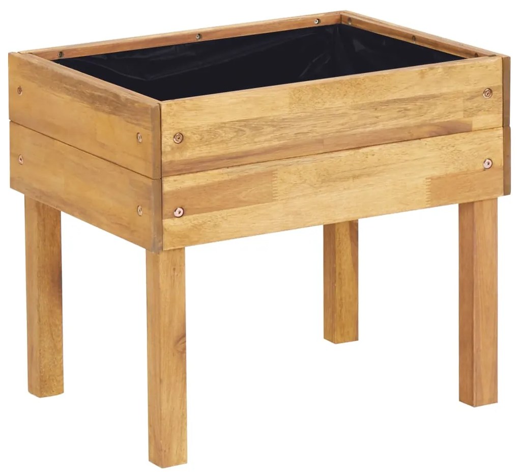vidaXL Ζαρντινιέρα Υπερυψωμένη 50 x 40 x 45 εκ. από Μασίφ Ξύλο Ακακίας