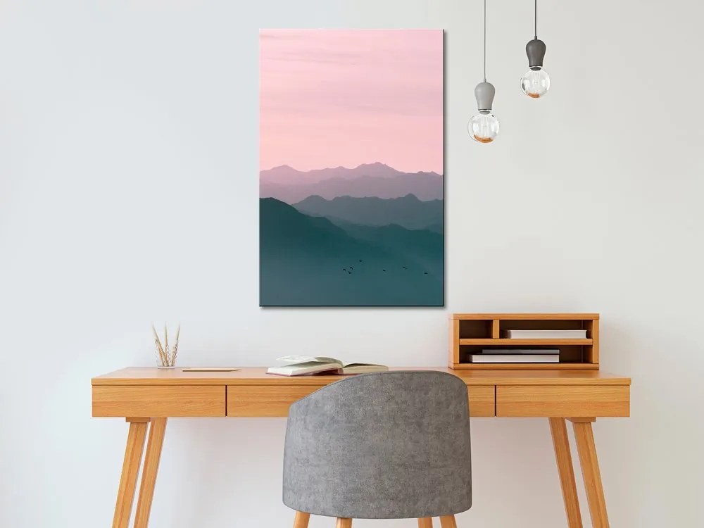 Πίνακας - Mountain At Sunrise (1 Part) Vertical - 40x60