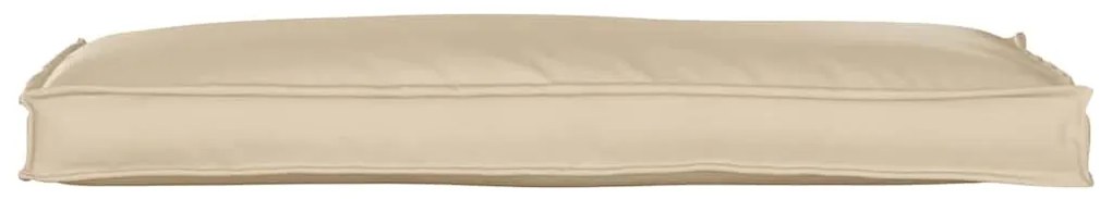 vidaXL Μαξιλάρι παλέτας για πάγκο Μπεζ 110 x 40 x 8 εκ Ύφασμα Oxford