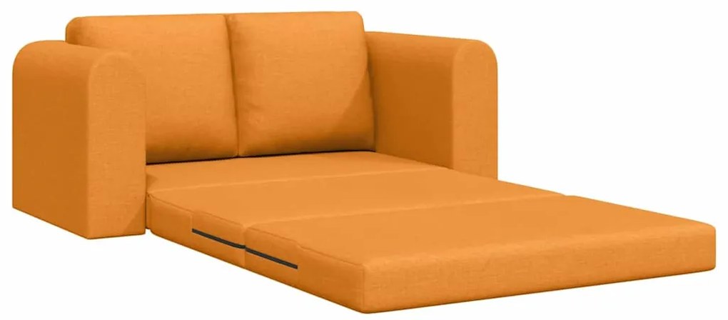 vidaXL Κρεβάτι καναπές Σκούρο κίτρινο 148 x 71 x 83 εκ. ύφασμα