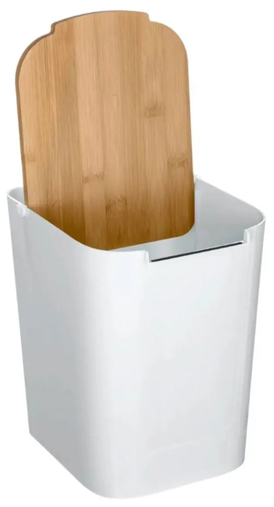 Καλάθι Απορριμμάτων (22.4x18.3x24.4) F-V 5lt Natureo White 155924A