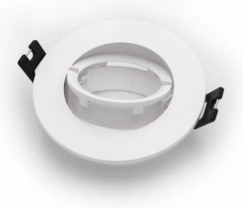 Χωνευτό Σποτ Οροφής Κινητό GU10 Φ9x2,5 Lumen-21-0430910-Λευκό 21-0430910