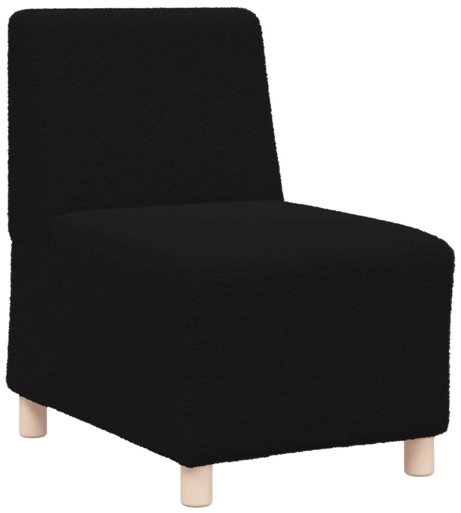 vidaXL Καθίσμα Σαλονιού 2 pcs Μαύρο 55 x 74 x 82 εκ. Βελούδο