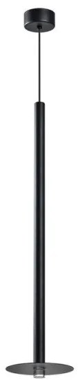 Κρεμαστό Φωτιστικό Οροφής LED 6W 3000K Μαύρο Charisma 4290800 Viokef-4290800-Μαύρο 4290800