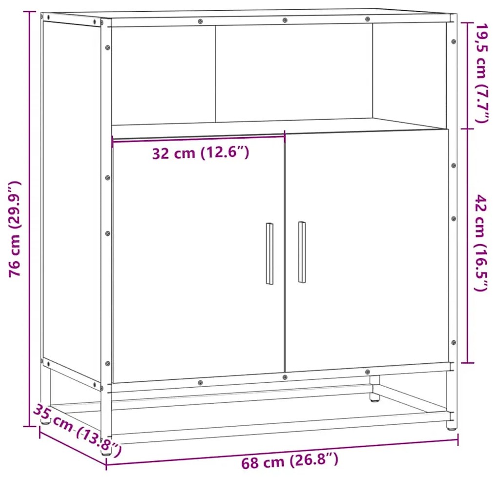 ΝΤΟΥΛΑΠΙ ΚΑΠΝΙΣΤΗ ΔΡΥΣ 68X35X76 ΕΚ. ΑΠΟ ΕΠΕΞΕΡΓΑΣΜΕΝΟ ΞΥΛΟ 849001