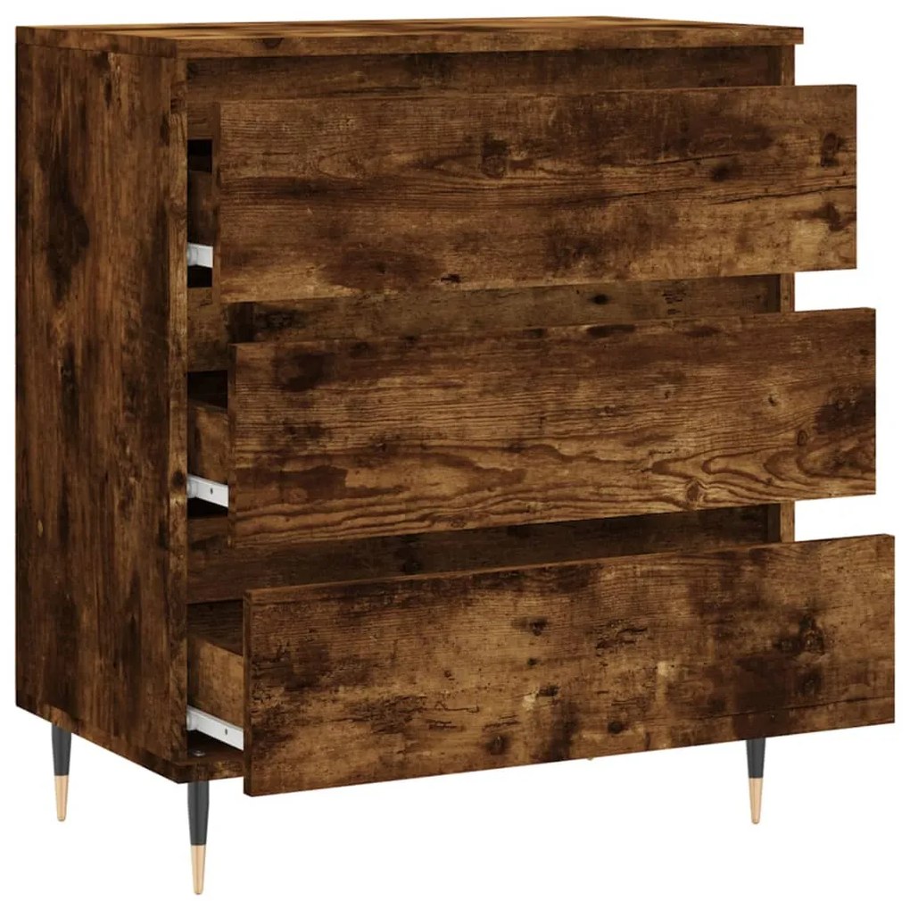 vidaXL Ντουλάπι Καπνιστή Δρυς 60x35x70 εκ. από Επεξεργασμένο Ξύλο