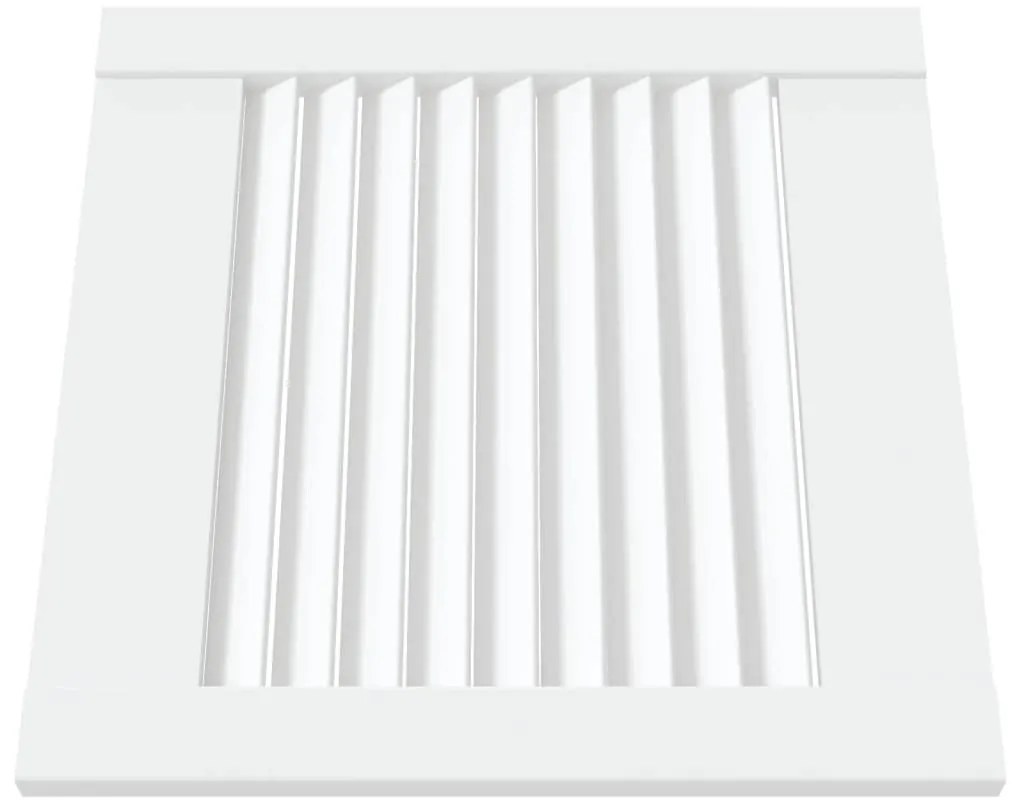 vidaXL Πορτάκι με Περσίδες 39,5x39,4 εκ. από Μασίφ Ξύλο Πεύκου