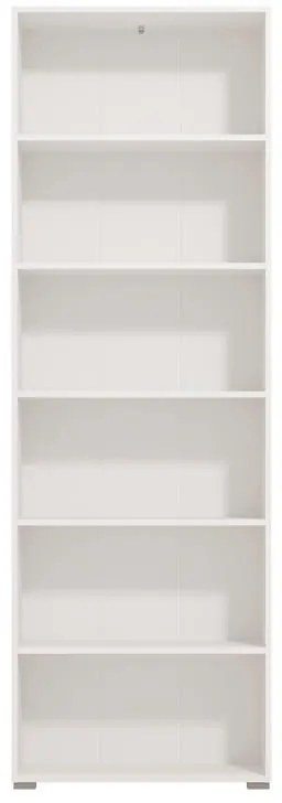 Βιβλιοθήκη Tomar 6 Λευκό 70x24,5x211,5 εκ. 70x24.5x211.5 εκ.