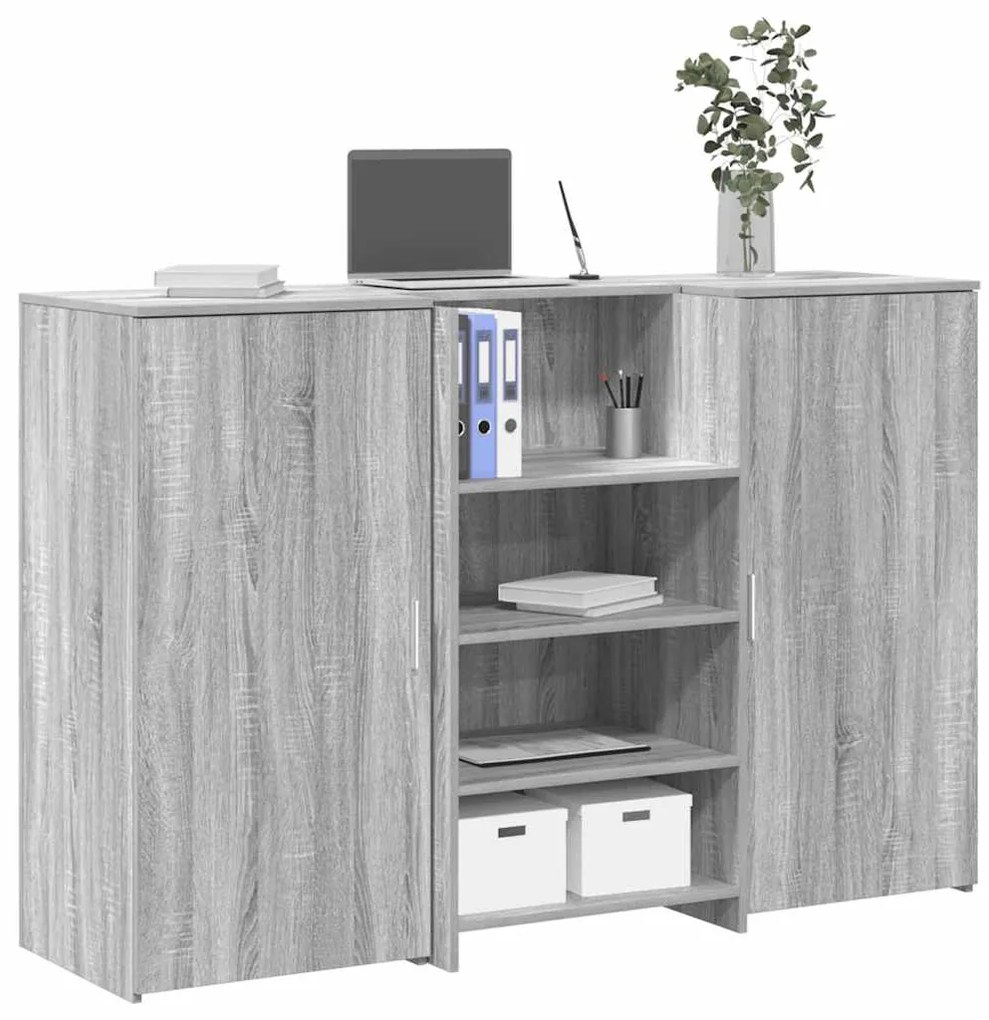 vidaXL Γραφείο υποδοχής 155x50x103,5 εκ. Επεξεργασμένο Ξύλο
