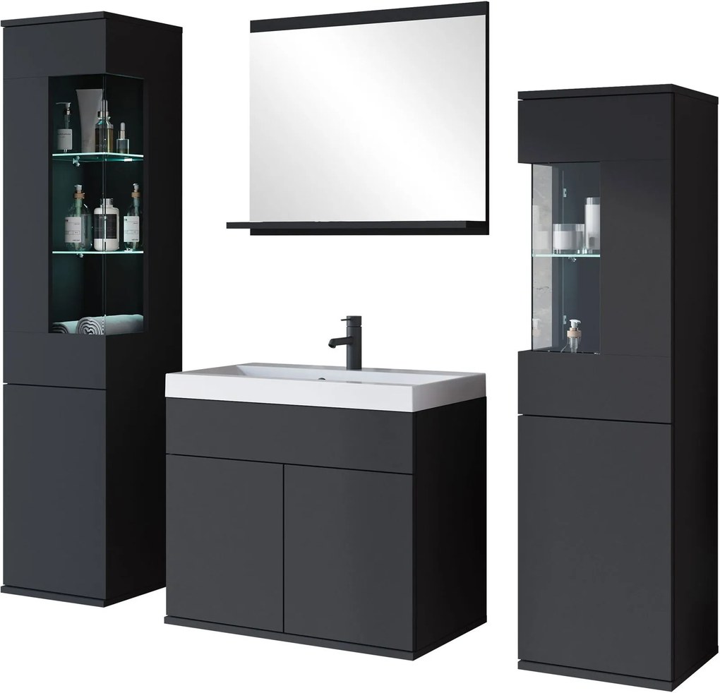 Σετ μπάνιου Nairobi-Μαύρο