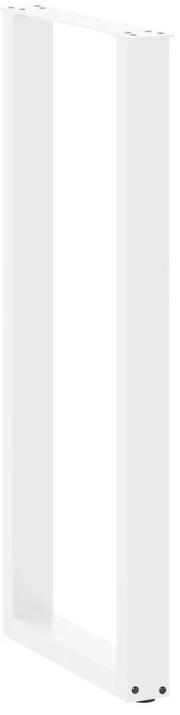 vidaXL Πόδια Τραπεζιού Μπαρ σε Σχήμα U 2 τεμ. Λευκά 50x (110-111) εκ. Ατσάλι