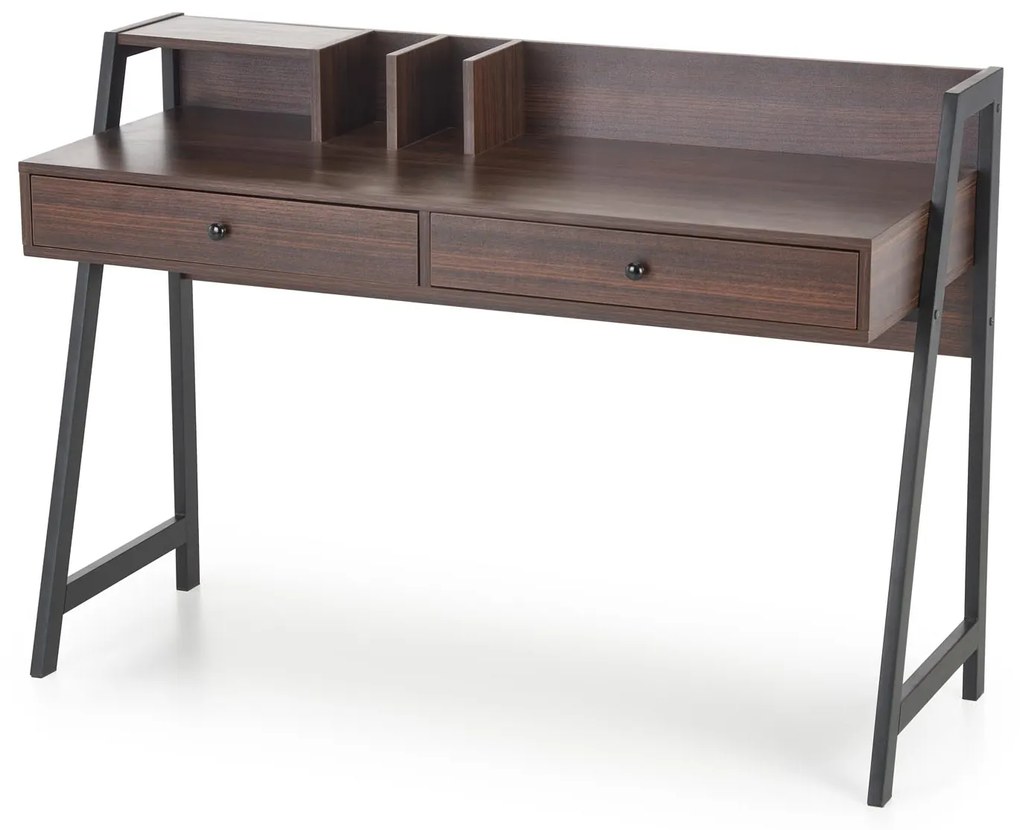 B47 desk walnut / black DIOMMI V-CH-B/47