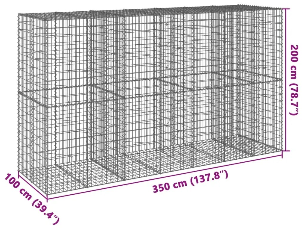 ΣΥΡΜΑΤΟΚΙΒΩΤΙΟ ΜΕ ΚΑΛΥΜΜΑ 350X100X200ΕΚ ΑΠΟ ΓΑΛΒΑΝΙΣΜΕΝΟ ΧΑΛΥΒΑ 3295230