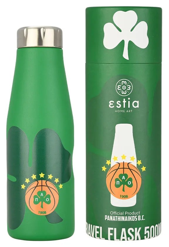 ESTIA ΘΕΡΜΟΣ TRAVEL FLASK PANATHINAIKOS BC EDITION 500ml