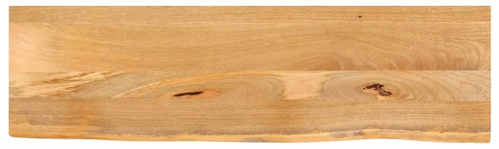 Επιφάνεια Τραπεζιού 120x20x3,8 εκ. Live Edge Μασίφ Ξύλο Μάνγκο