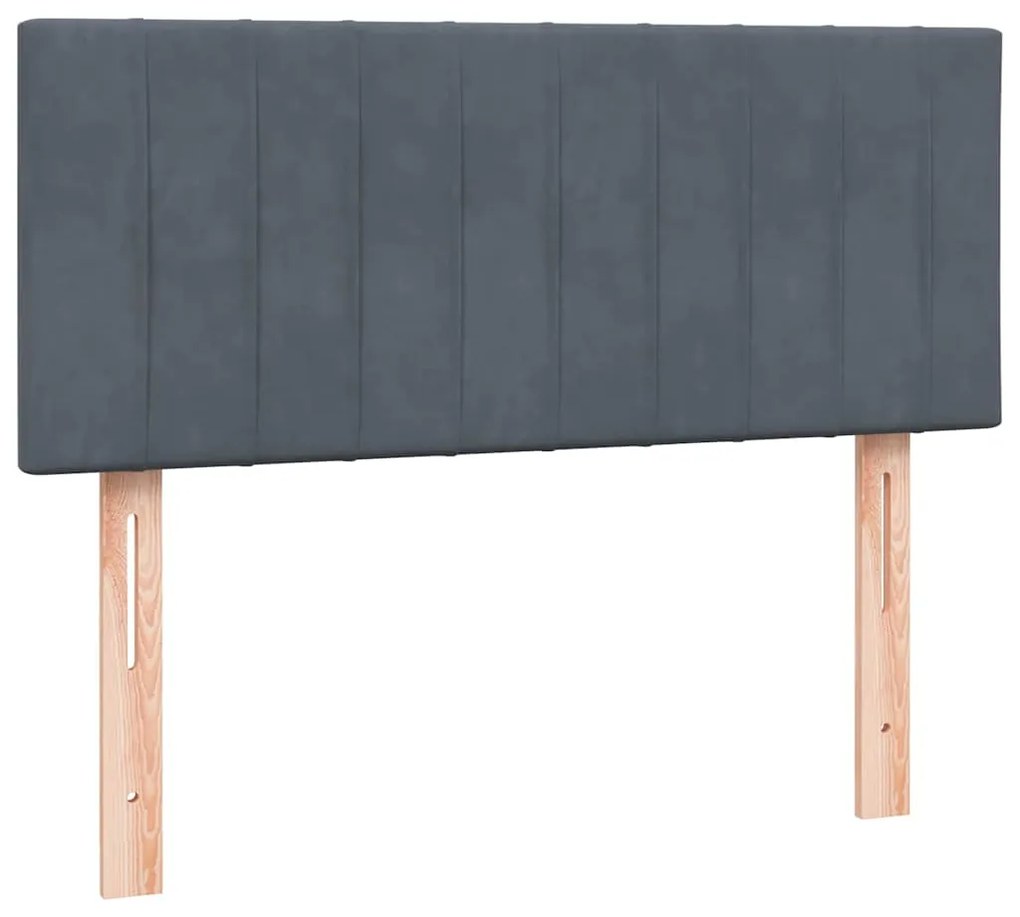 ΚΡΕΒΑΤΙ BOXSPRING ΜΕ ΣΤΡΩΜΑ ΑΝΟΙΧΤΟ ΓΚΡΙ 120X220 ΕΚ. ΒΕΛΟΥΔΙΝΟ 3317115