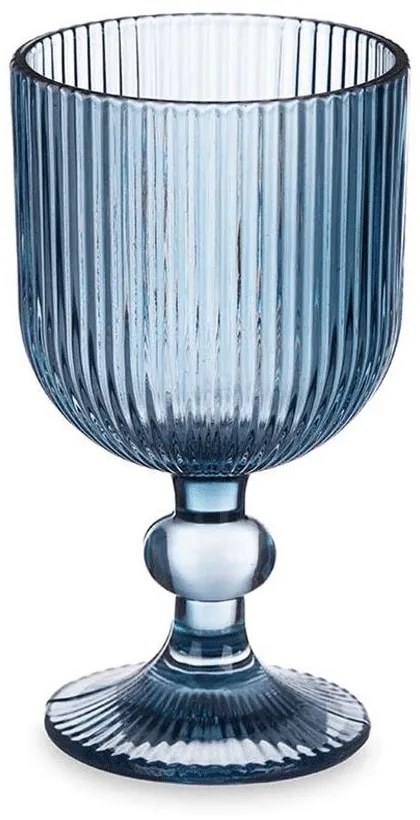 Ποτήρι Nερού Κολωνάτο 029.84925 370ml 8,7x16,3cm Blue Glass