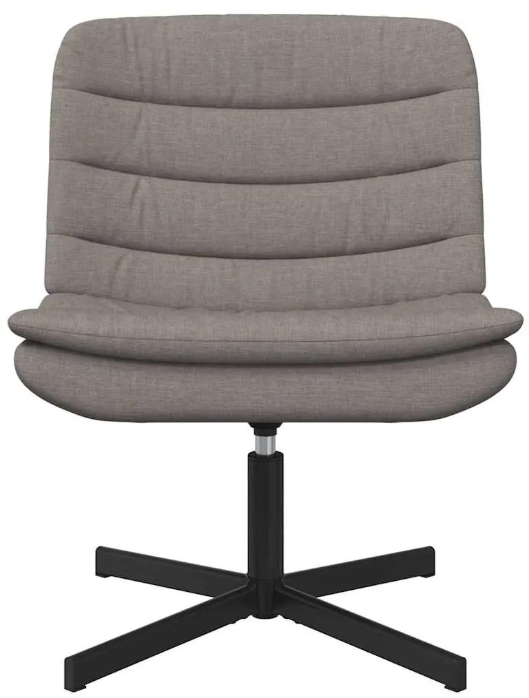 vidaXL Περιστρεφόμενη καρέκλα Taupe 63 x 75 x 76 εκ ύφασμα