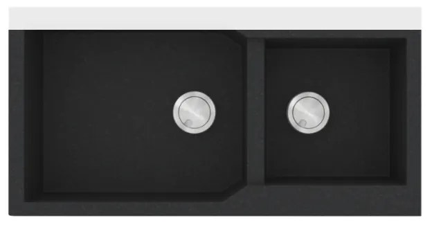 Sanitec Granite 803 Grafite Νεροχύτης 98 2B