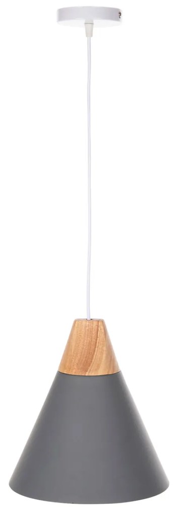 ΦΩΤΙΣΤΙΚΟ ΟΡΟΦΗΣ ΚΡΕΜΑΣΤΟ HM4150 ΓΚΡΙ ΜΕΤΑΛΛΙΚΟ ΚΑΠΕΛΟ Φ21,5x115Υ εκ.