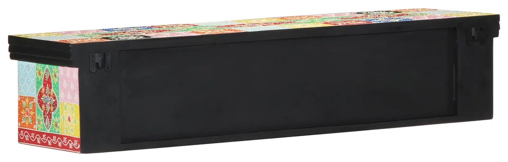 vidaXL Τηλεοπτική Κονσόλα Τοίχου Πολύχρωμη 100x30x22cm Κατασκευασμένη από Ξύλο